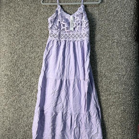 NWT Dokuritu beach lace maxi dress SZ Small - Picture 5 of 9